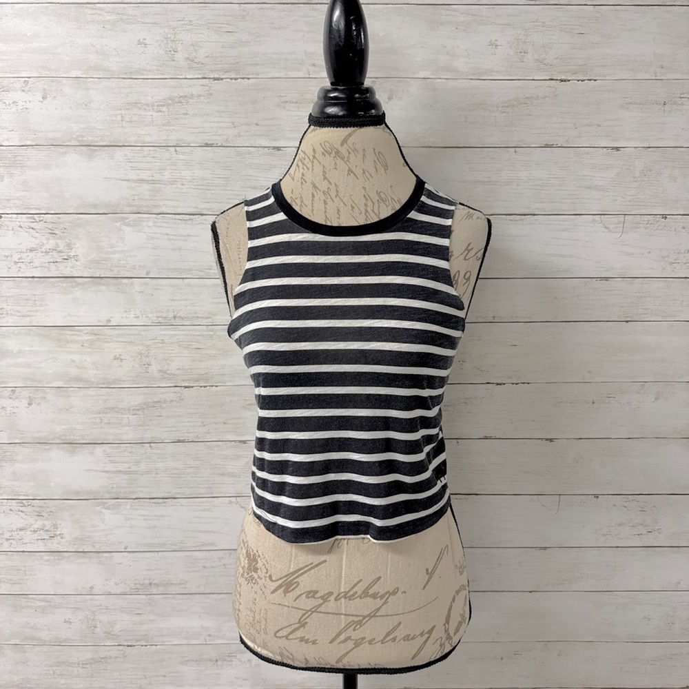 PINK Striped Tank Top